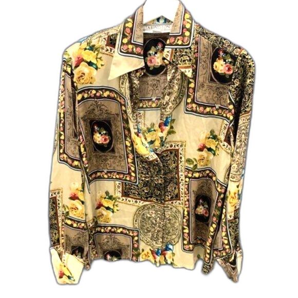 Tops - Starington Vintage 100% Silk Blouse - Size 6